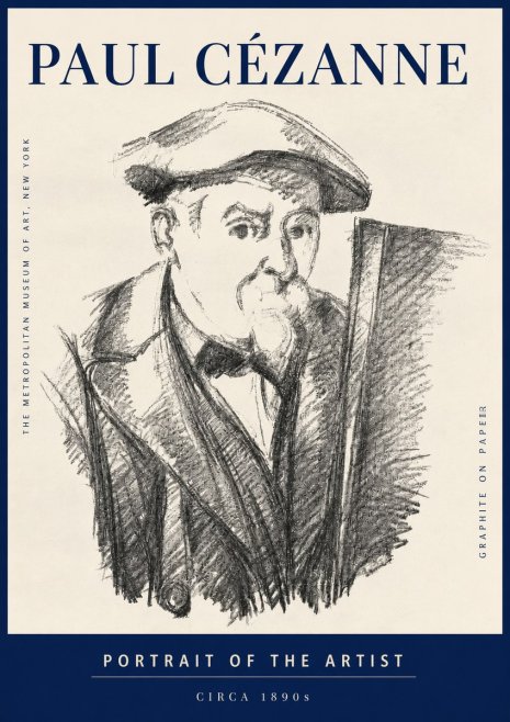 Paul Cézanne Portrait of the Artist III No3 - Plakat