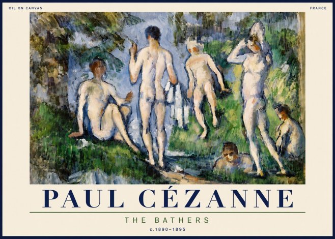 Paul Cézanne The Bathers No6 - Plakat