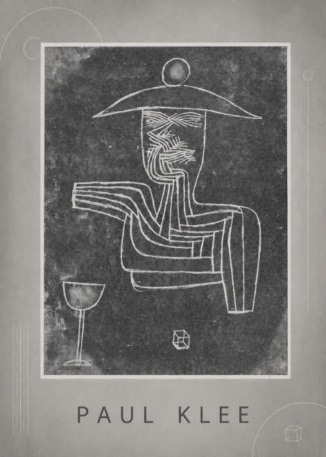 Paul Klee Figure of a Seer No4 - Plakat