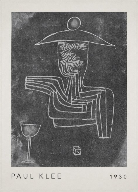 Paul Klee Figure of a Seer No6 - Plakat