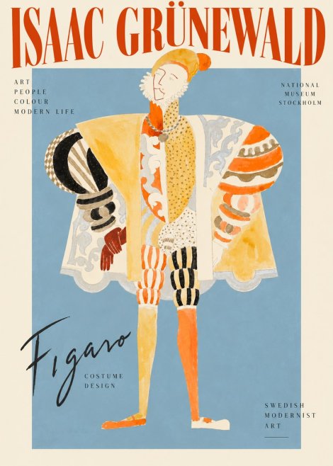 Isaac Grünewald Figaro I No3 - Plakat