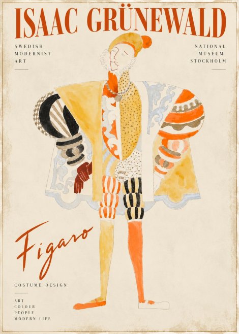 Isaac Grünewald Figaro I No6 - Plakat