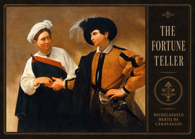 Michelangelo Merisi da Caravaggio The Fortune Teller I No4 - Plakat