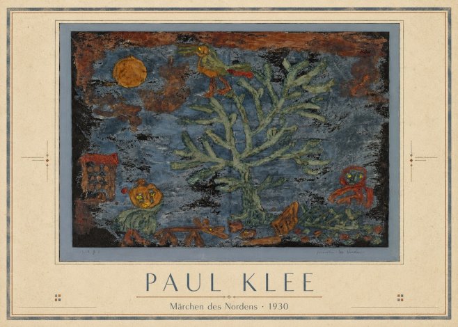 Paul Klee Märchen Des Nordens No4 - Plakat