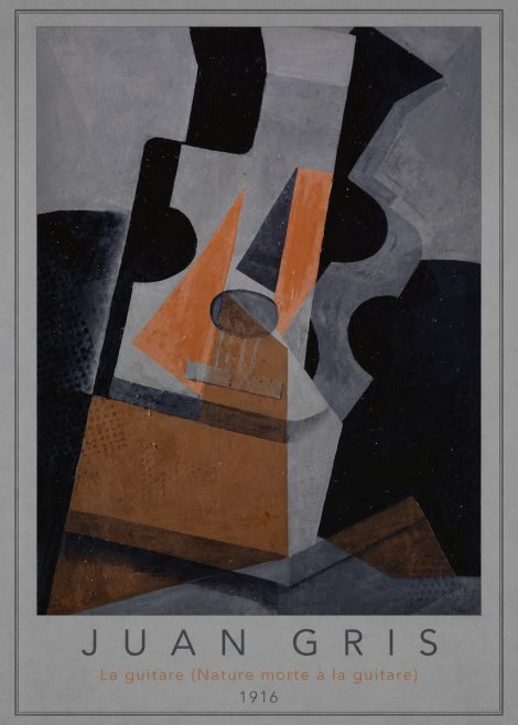Juan Gris La Guitare (Nature Morte À La Guitare) No3 - Plakat