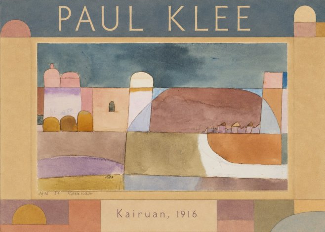 Paul Klee Kairuan, 1916 No3 - Plakat