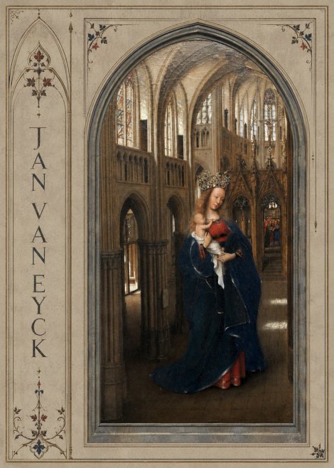 Jan van Eyck Madonna in the Church II No2 - Plakat