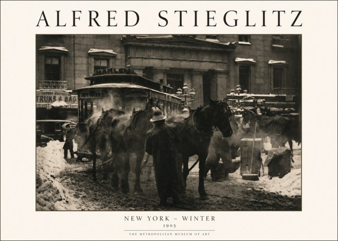 Alfred Stieglitz New York - Winter No1 - Plakat