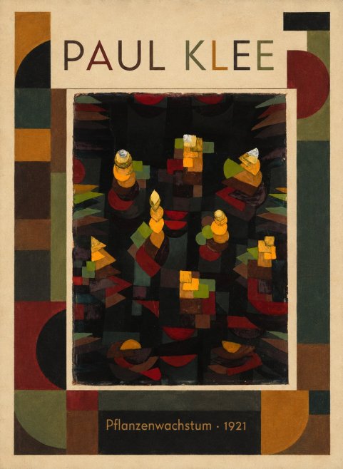 Paul Klee Pflanzenwachstum No1 - Plakat