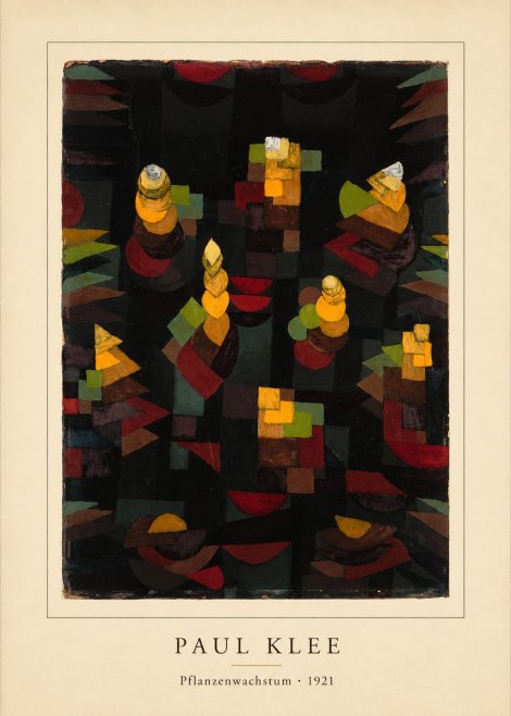 Paul Klee Pflanzenwachstum No4 - Plakat
