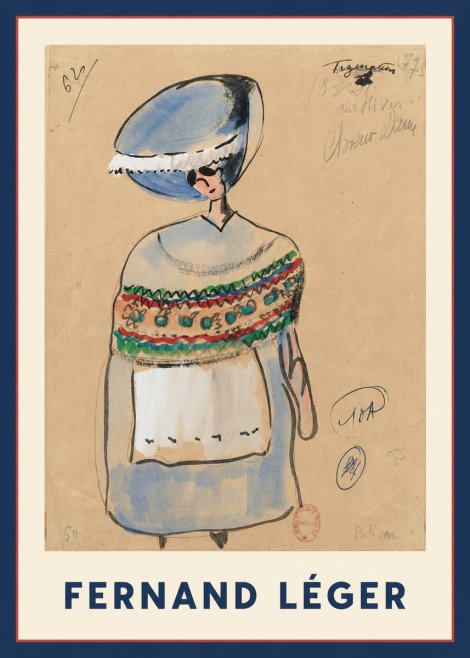Fernand Léger Choeur Dame No1 - Plakat