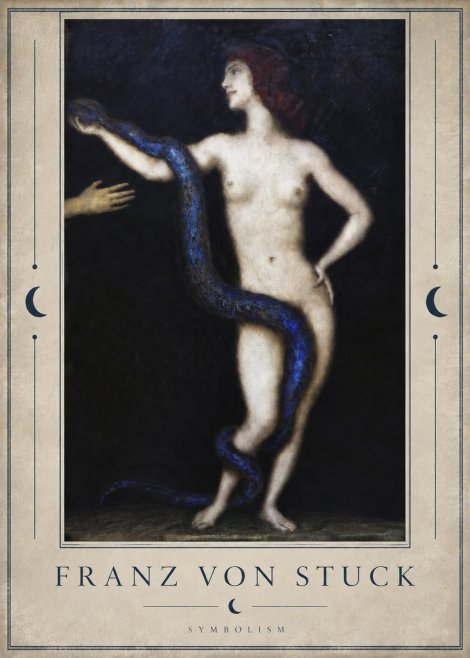 Franz von Stuck Sin No3 - Plakat