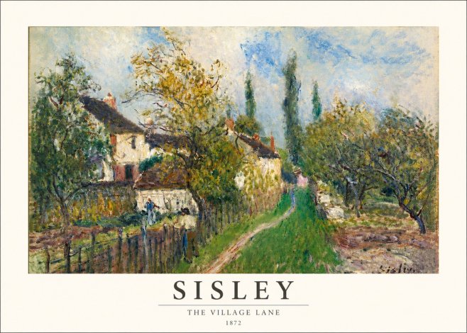 Sisley The Village Lane No3 - Plakat