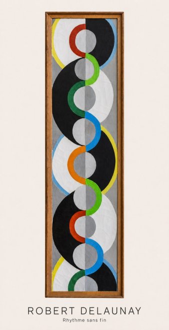 Robert Delaunay Rythme Sans Fin II No6 - Plakat