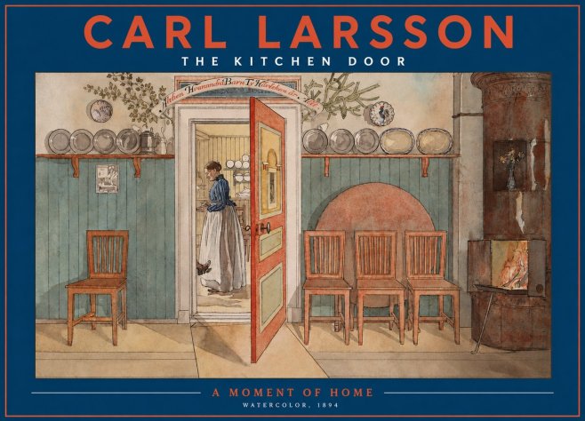 Carl Larsson The Kitchen Door No2 - Plakat