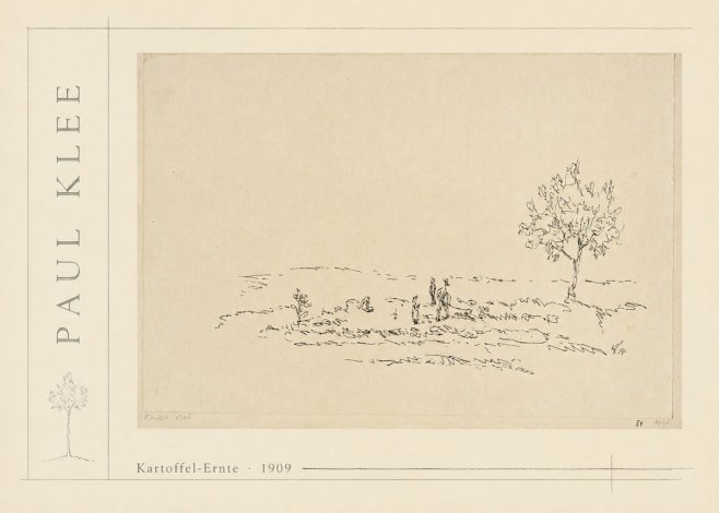 Paul Klee Kartoffel-ernte No2 - Plakat