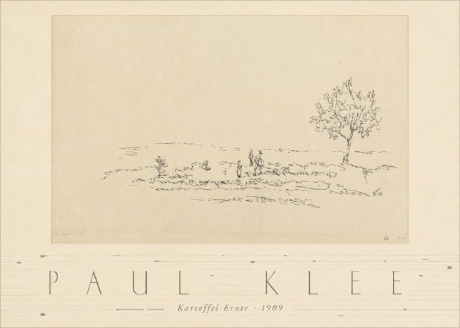 Paul Klee Kartoffel-ernte No3 - Plakat