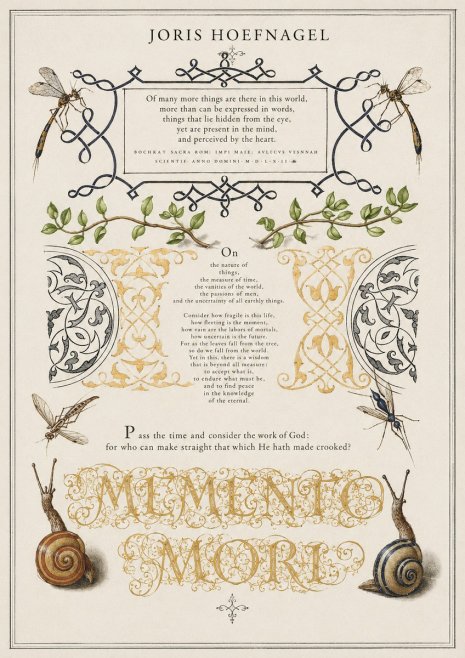 Joris Hoefnagel Memento Mori No1 - Plakat