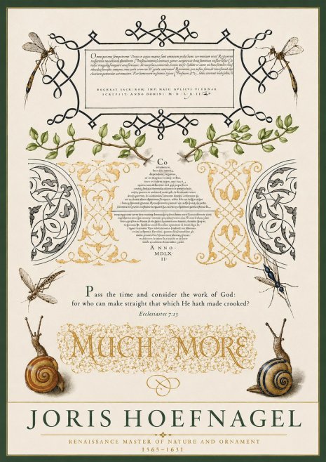 Joris Hoefnagel Memento Mori No5 - Plakat
