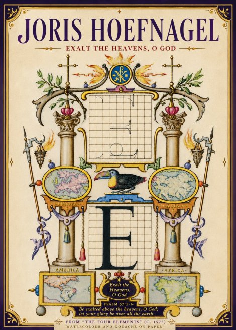 Joris Hoefnagel Exalt the Heavens, O God No5 - Plakat