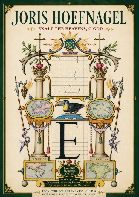 Joris Hoefnagel Exalt the Heavens, O God No6 - Plakat