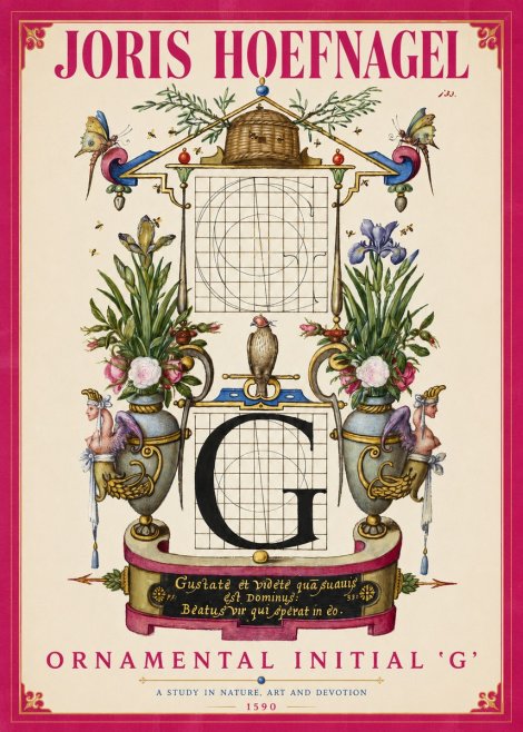 Joris Hoefnagel Ornamental Initial 'G' No2 - Plakat