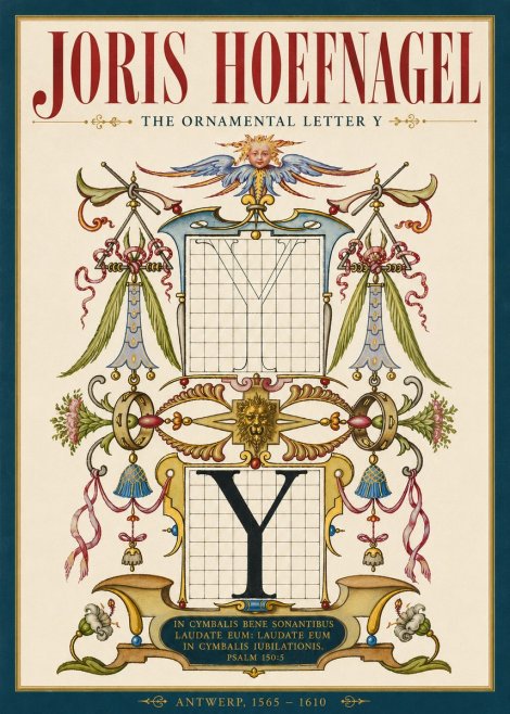 Joris Hoefnagel The Ornamental Letter Y No4 - Plakat