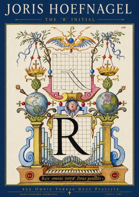 Joris Hoefnagel The 'R' Initial No3 - Plakat