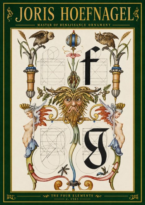 Joris Hoefnagel The Four Elements II No3 - Plakat