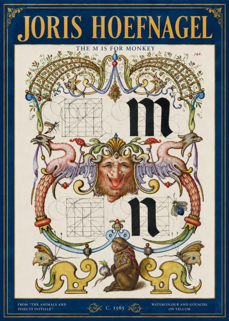 Joris Hoefnagel Grotesques and Ornaments No4 - Plakat