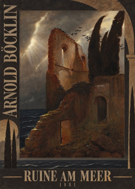 Arnold Böcklin Ruine Am Meer · 1881 No5 - Plakat