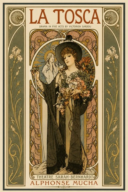 Mucha La Tosca No5 - Plakat