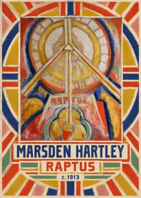 Marsden Hartley Raptus No3 - Plakat