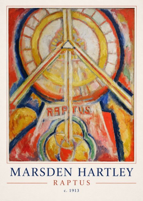 Marsden Hartley Raptus No4 - Plakat