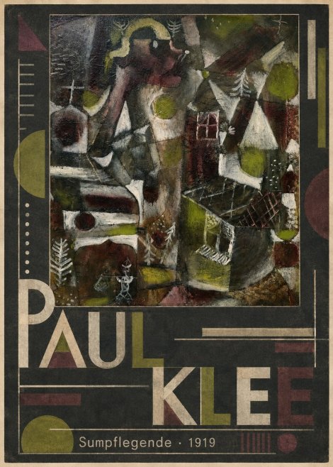 Paul Klee Sumpflegende I No5 - Plakat