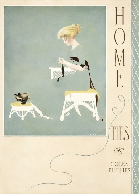 Coles Phillips Home Ties No4 - Plakat