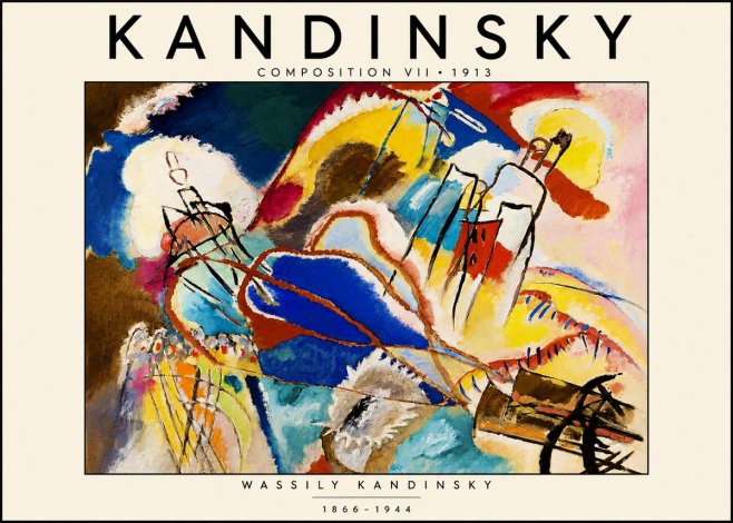 Kandinsky Composition Vii I No4 - Plakat