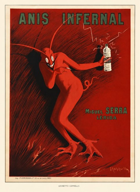 Leonetto Cappiello Anis Infernal I No5 - Plakat