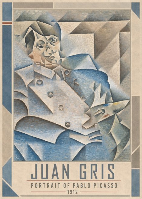Juan Gris Portrait of Pablo Picasso No1 - Plakat