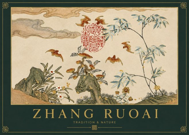 Zhang Ruoai Tradition & Nature No2 - Plakat