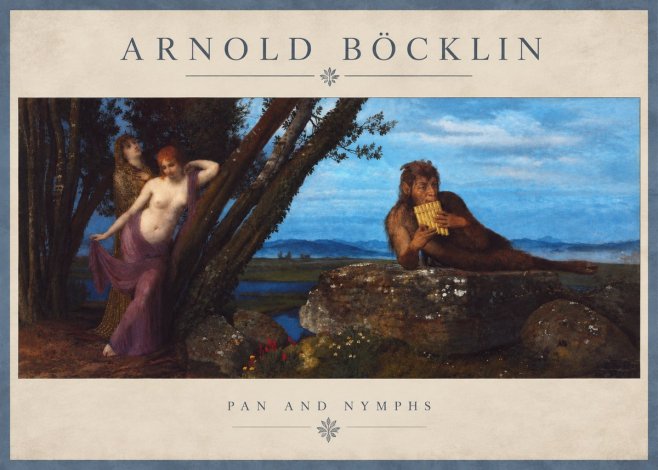 Arnold Böcklin Pan and Nymphs No4 - Plakat