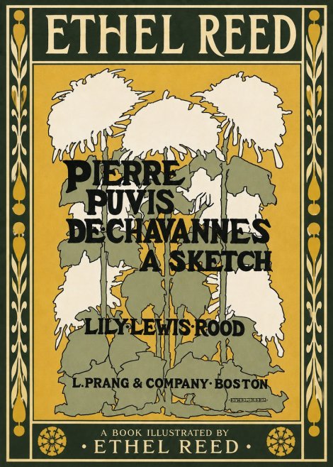 Ethel Reed Pierre Puvis De Chavannes a Sketch No3 - Plakat