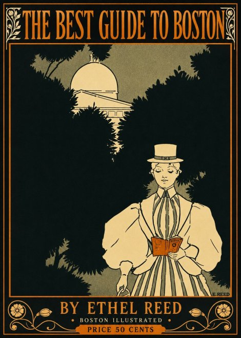 Ethel Reed The Best Guide to Boston No4 - Plakat