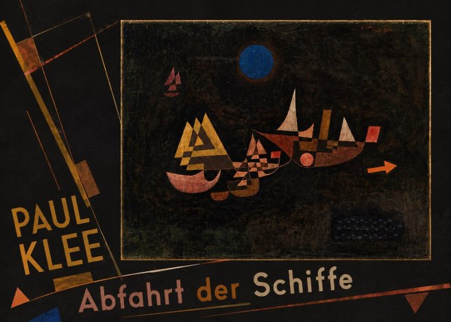 Paul Klee Abfahrt Der Schiffe No5 - Plakat