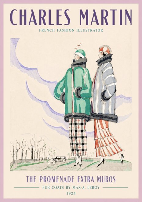 Charles Martin The Promenade Extra-muros No3 - Plakat