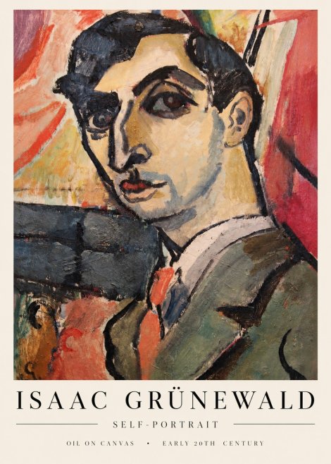 Isaac Grünewald Woman in Interior No4 - Plakat