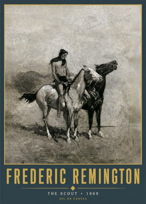 Frederic Remington The Scout II No5 - Plakat