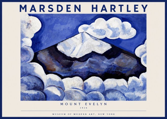 Marsden Hartley Mount Evelyn No2 - Plakat