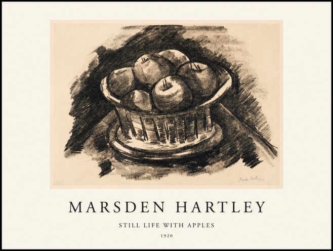 Marsden Hartley Still Life with Apples No1 - Plakat