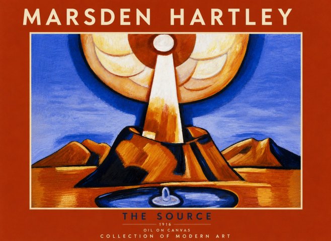 Marsden Hartley The Source No5 - Plakat